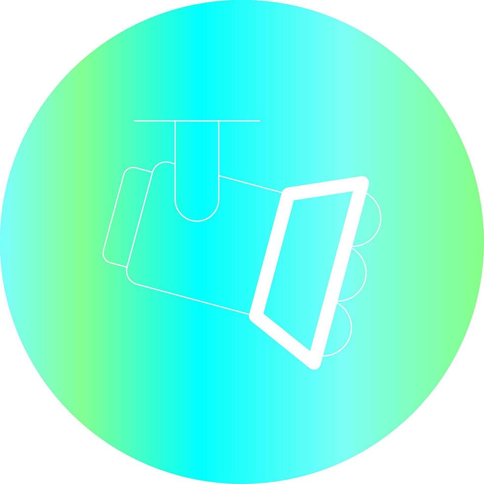Spotlight Creative Icon Design vector