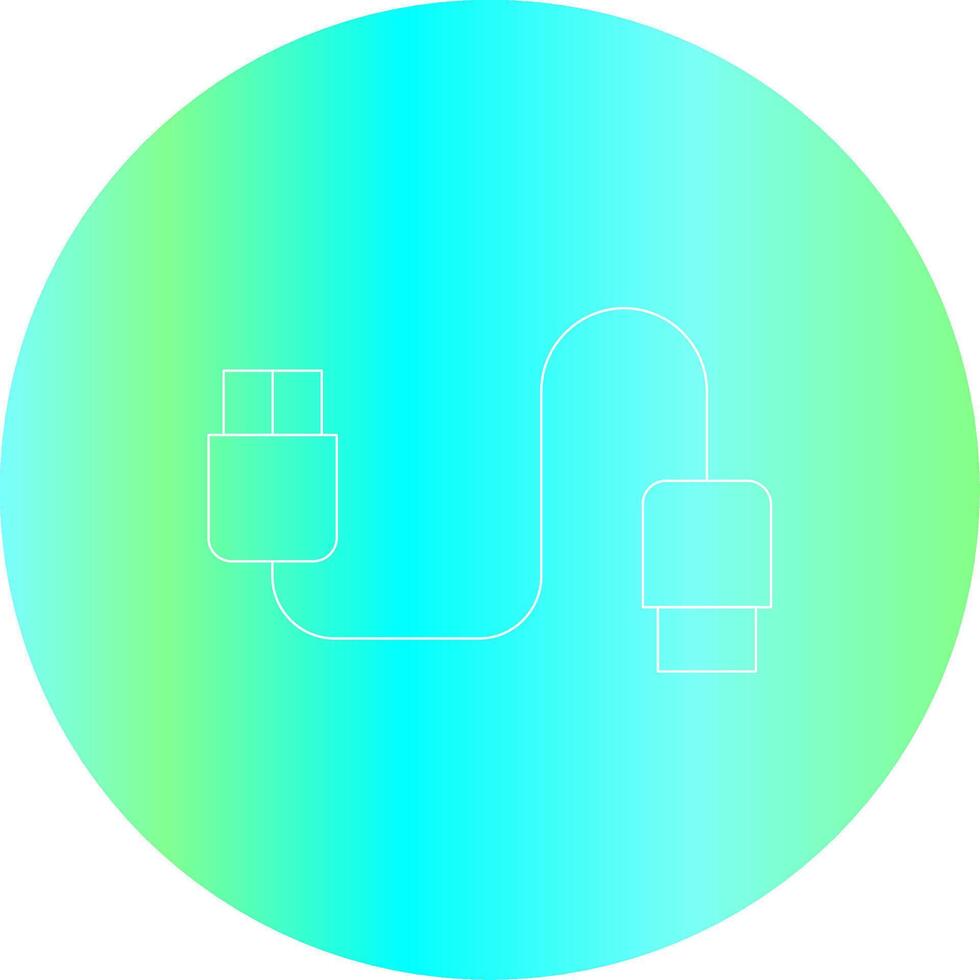 Cable Creative Icon Design vector