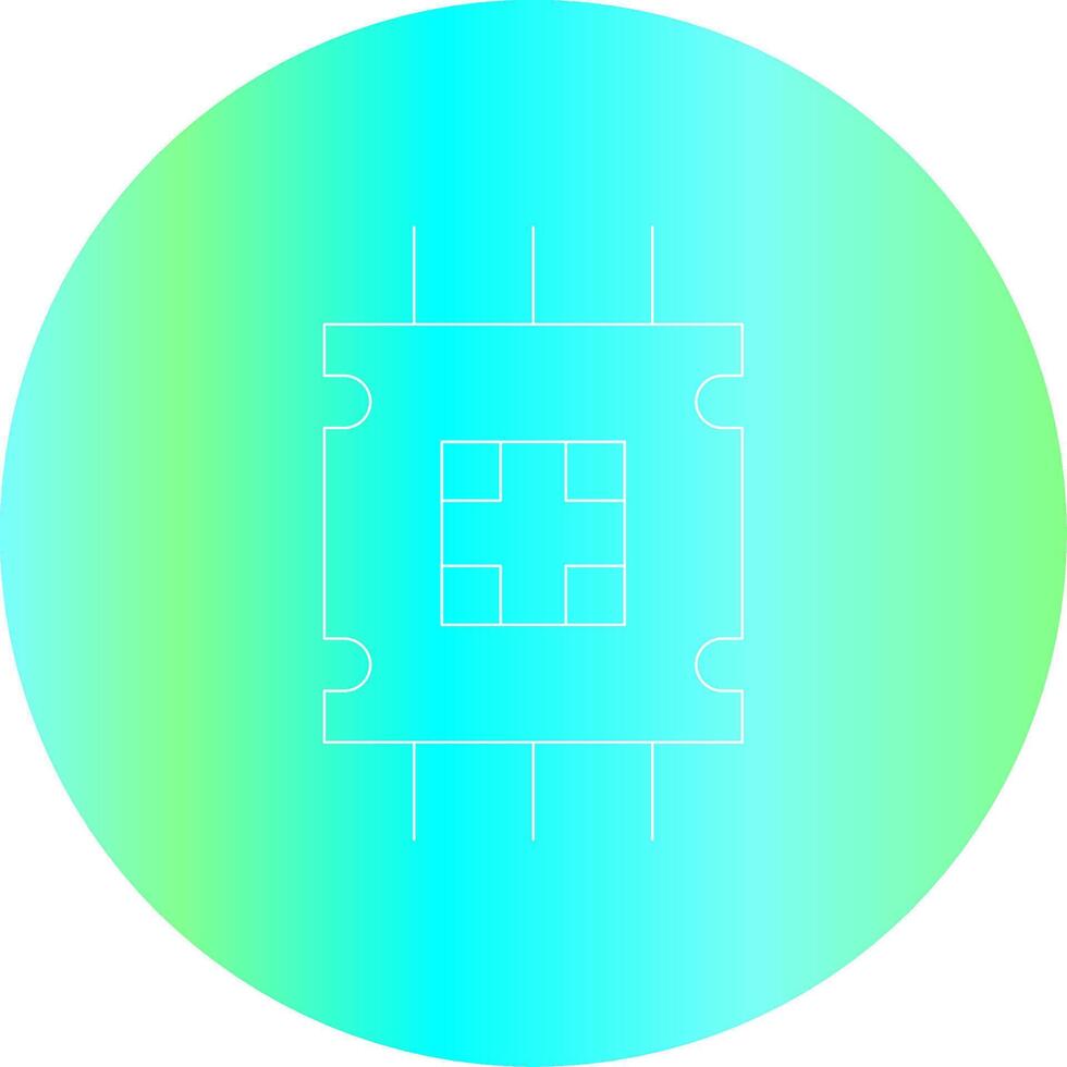 Processor Creative Icon Design vector