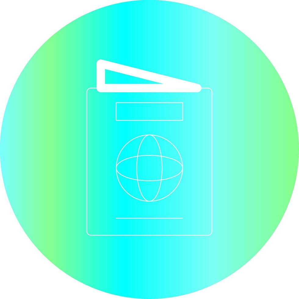 Passport Creative Icon Design vector