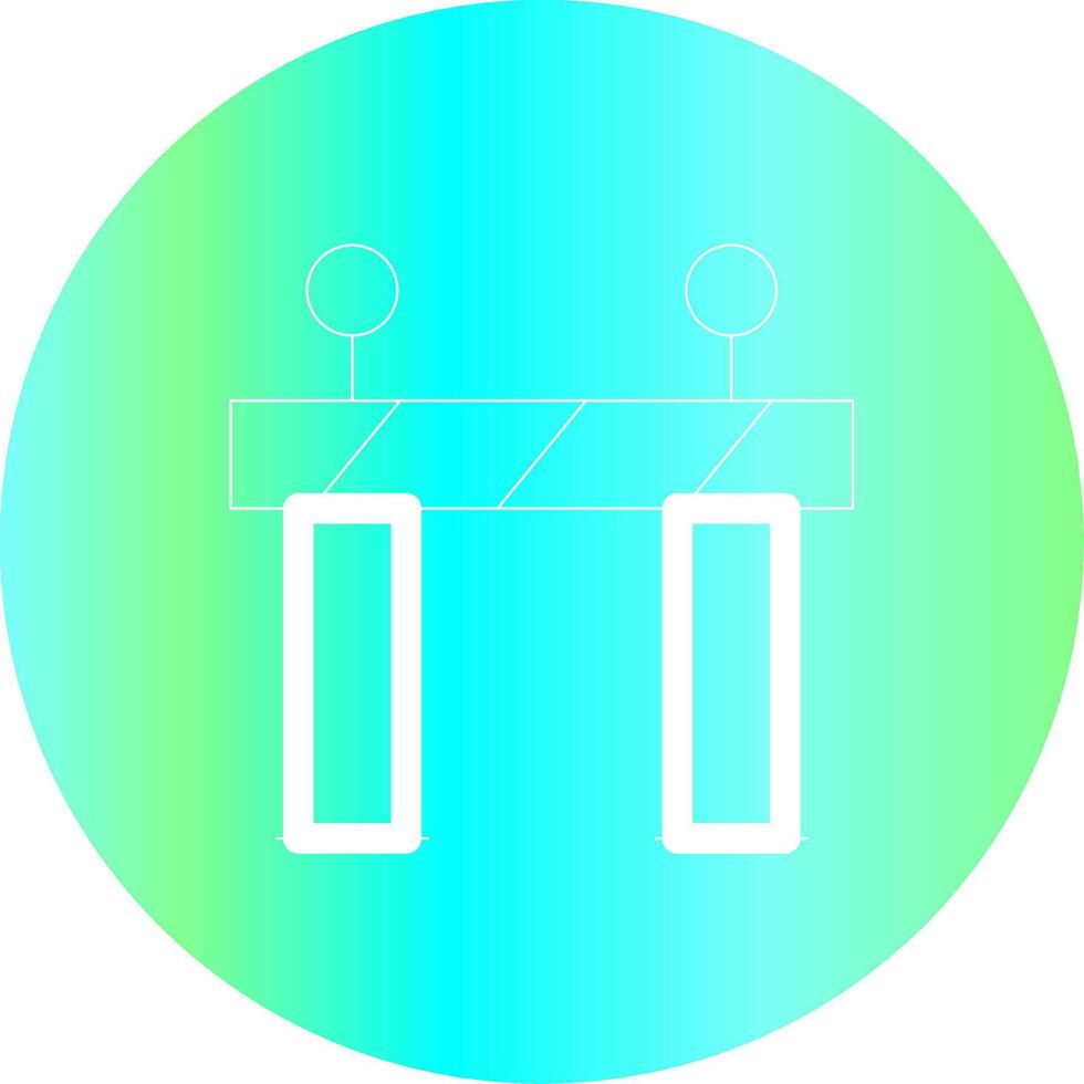 Barrier Creative Icon Design vector