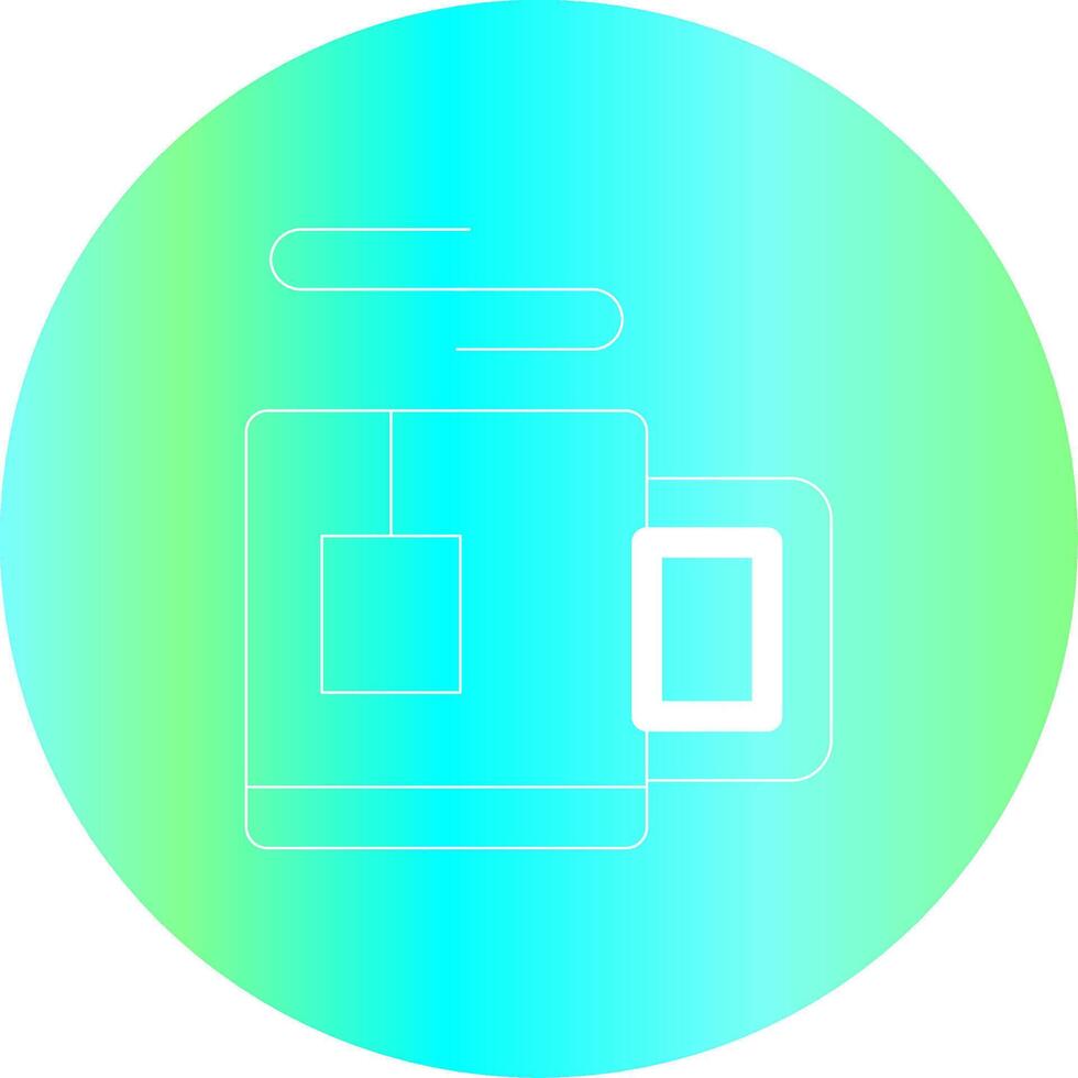 Tea Cup Creative Icon Design vector