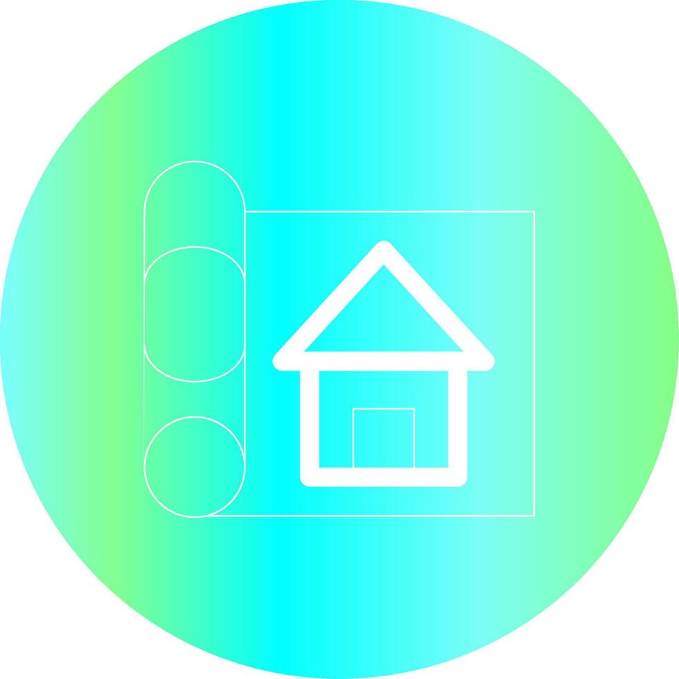 House Sketch Creative Icon Design vector