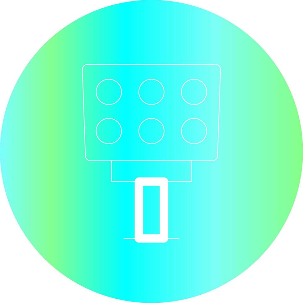 Light Creative Icon Design vector