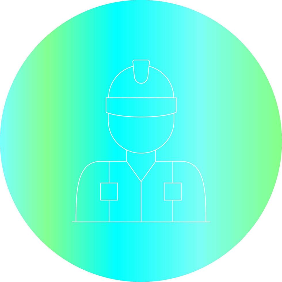 Worker Creative Icon Design vector