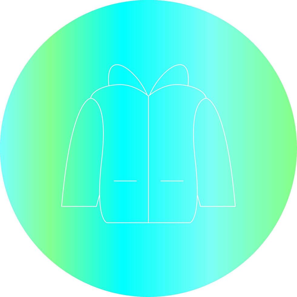 diseño de icono creativo de chaqueta vector