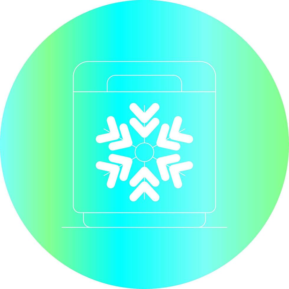 Freezer Creative Icon Design vector