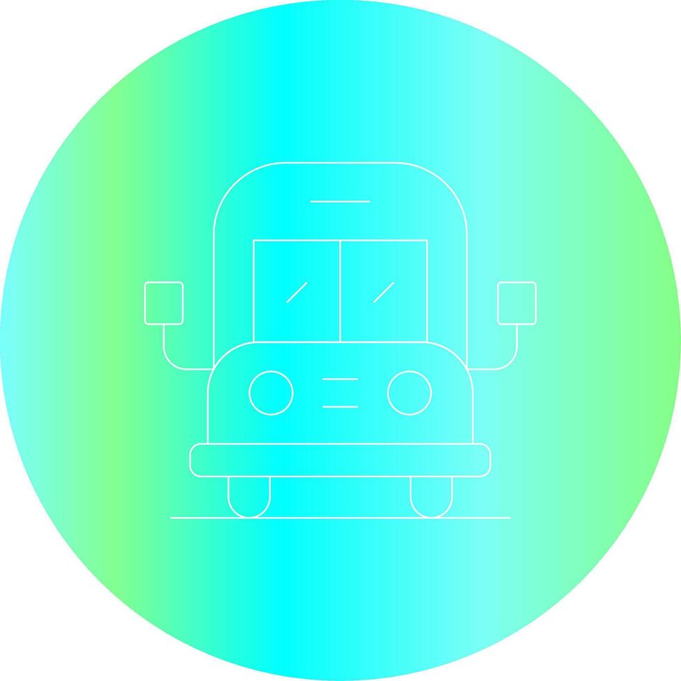 Bus Creative Icon Design vector