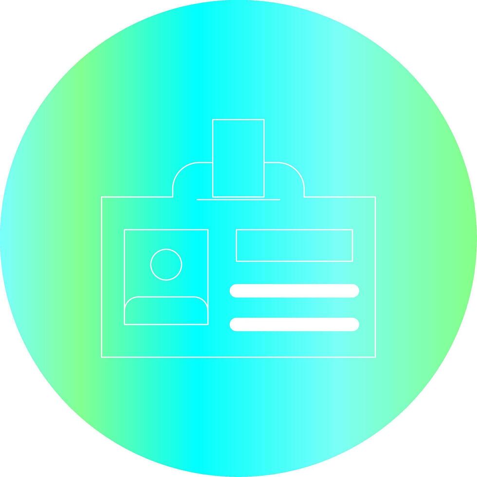 ID Card Creative Icon Design vector
