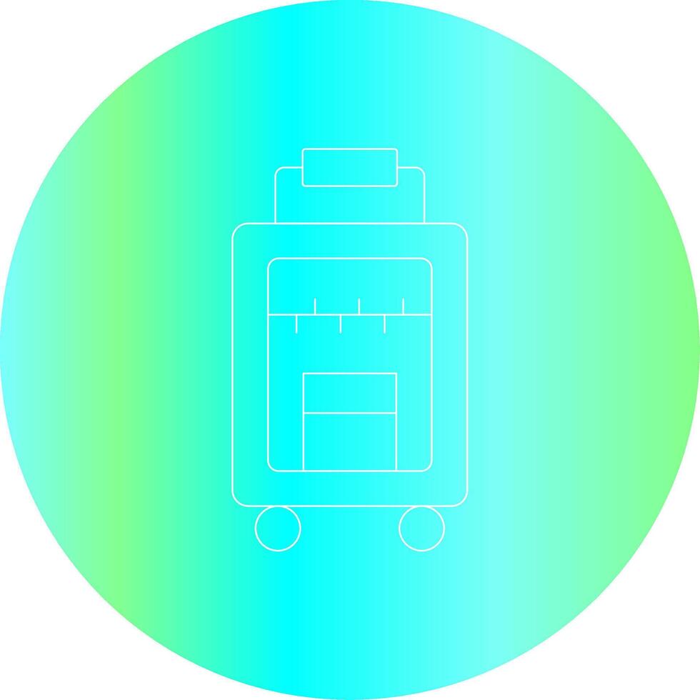 Luggage Creative Icon Design vector