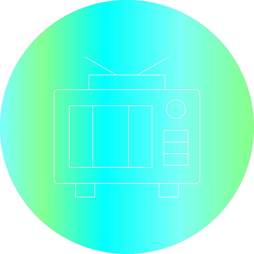 Tv Creative Icon Design vector