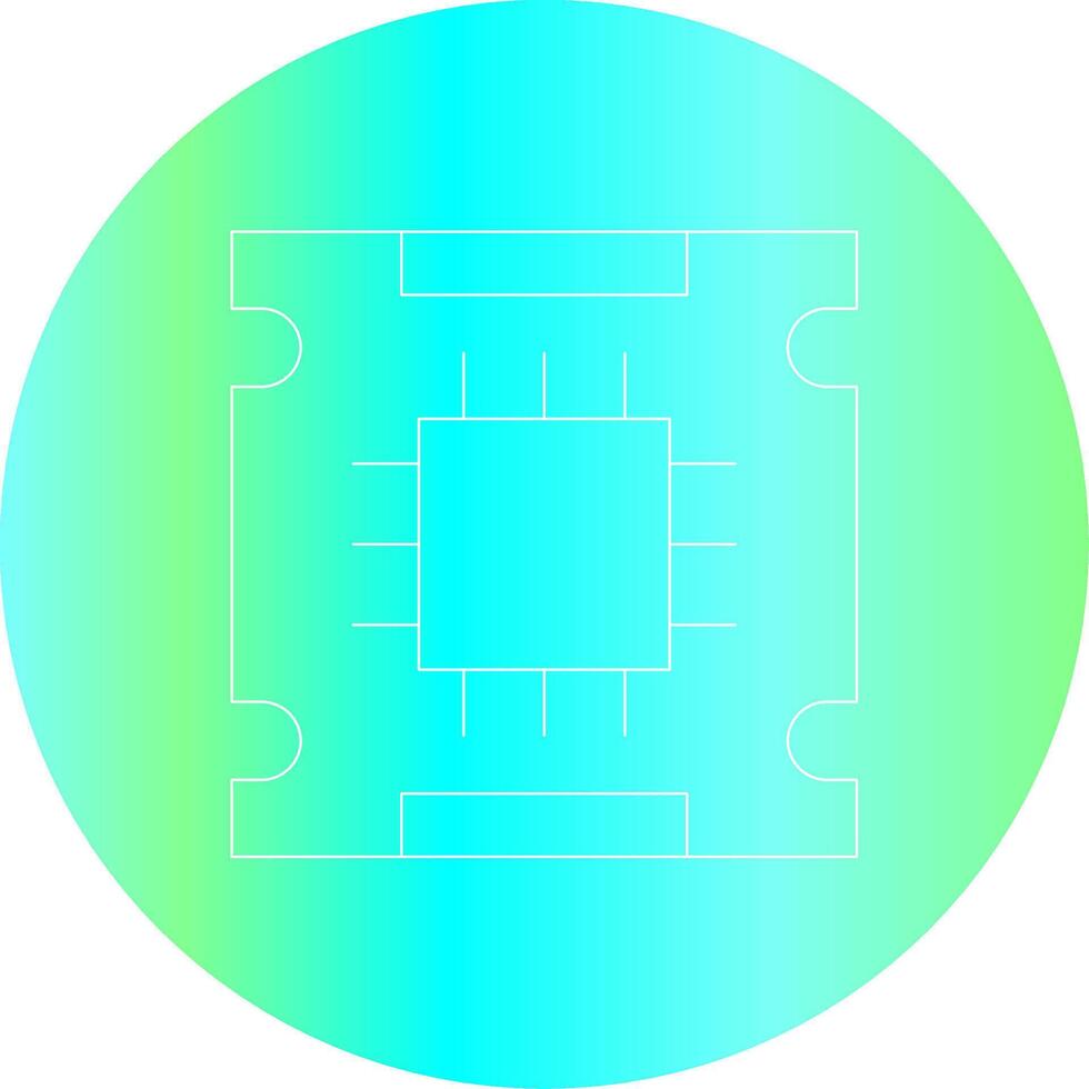 Processor Creative Icon Design vector