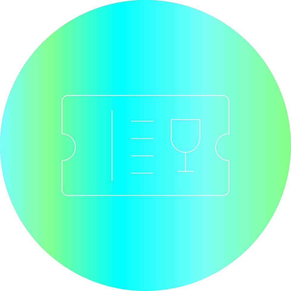 Ticket Creative Icon Design vector
