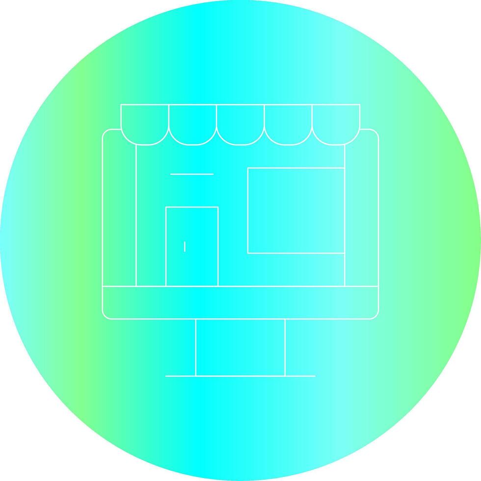 Online Store Creative Icon Design vector