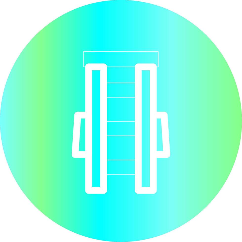 diseño de icono creativo de escalera vector