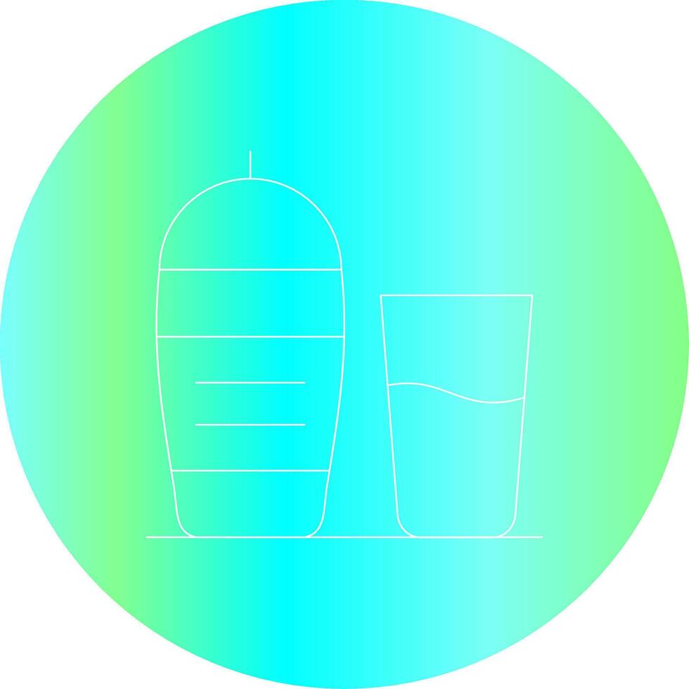 Cocktail Shaker Creative Icon Design vector