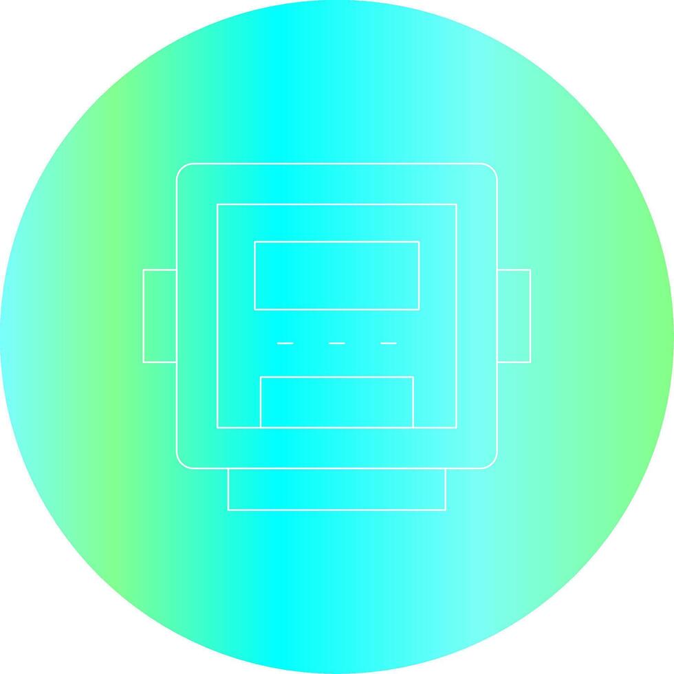 Electric Meter Creative Icon Design vector