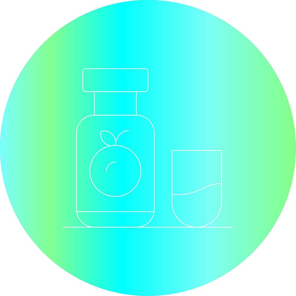 Orange Juice Creative Icon Design vector