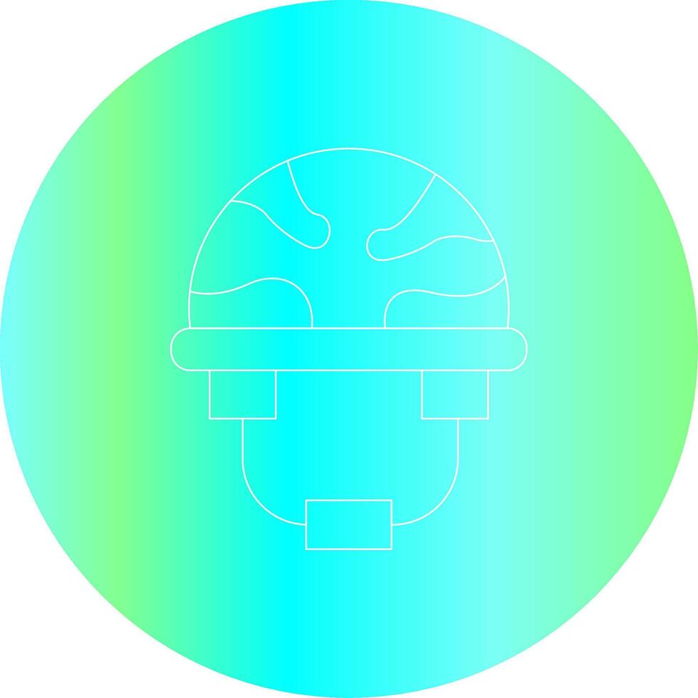 diseño de icono creativo de casco vector