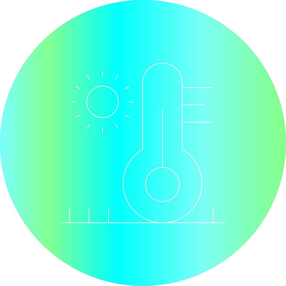 High Temperature Creative Icon Design vector