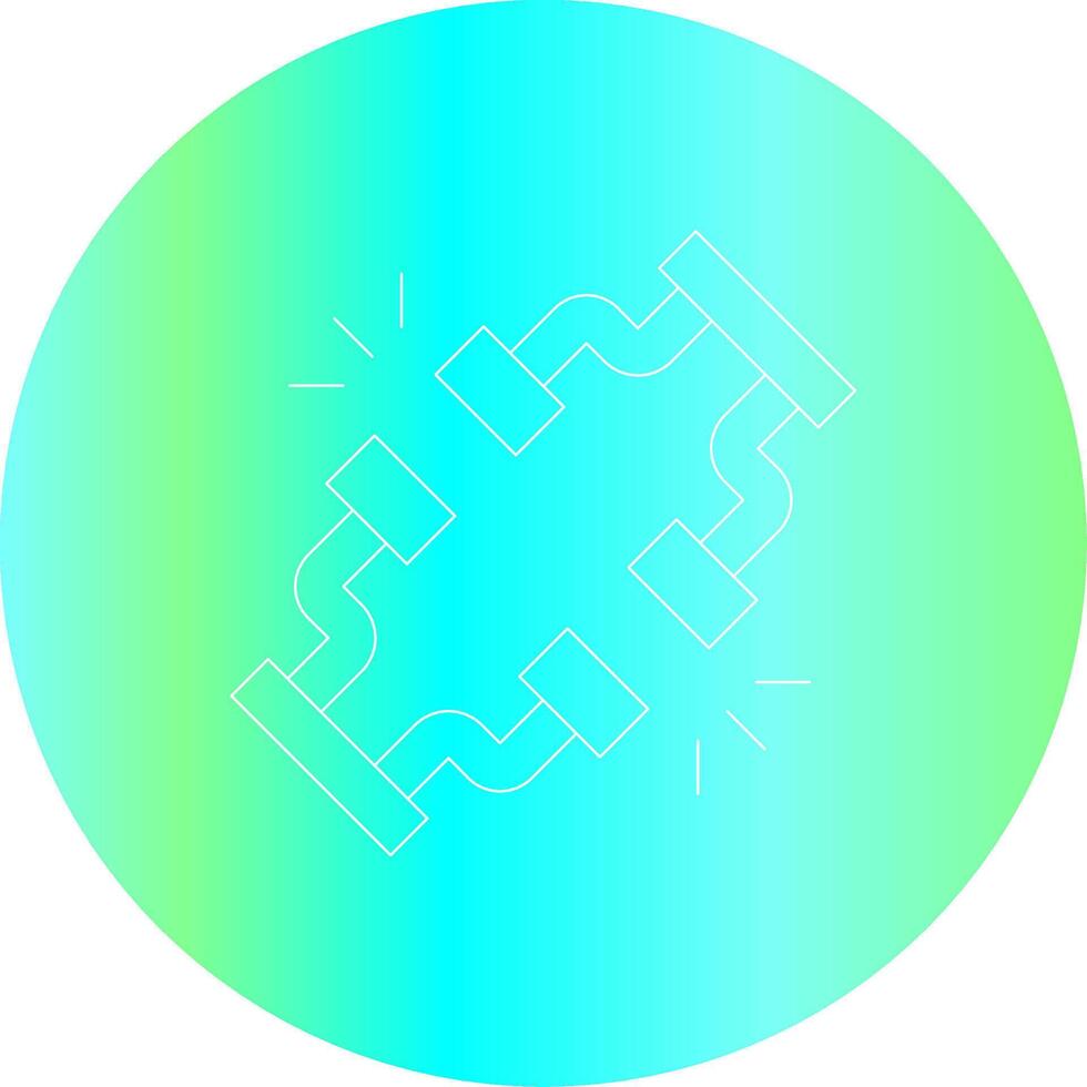 Broken Wire Creative Icon Design vector