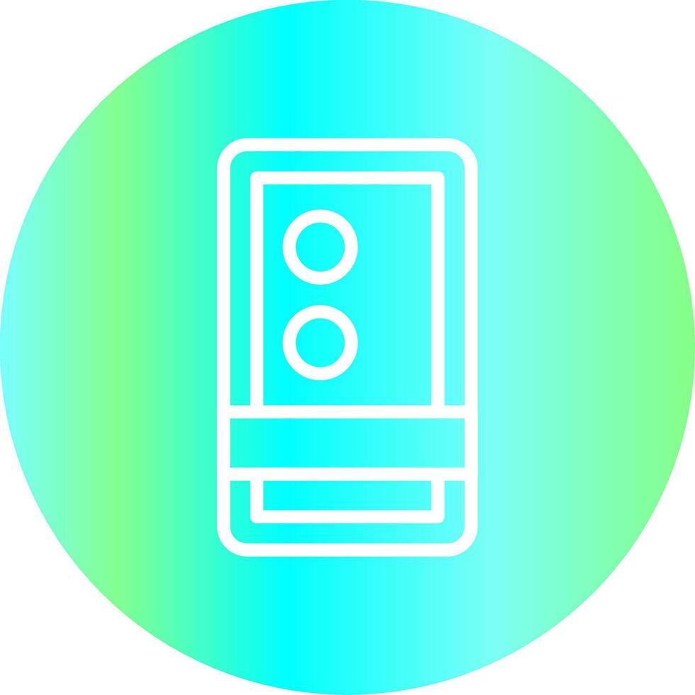 diseño de icono creativo de cámara de teléfono vector