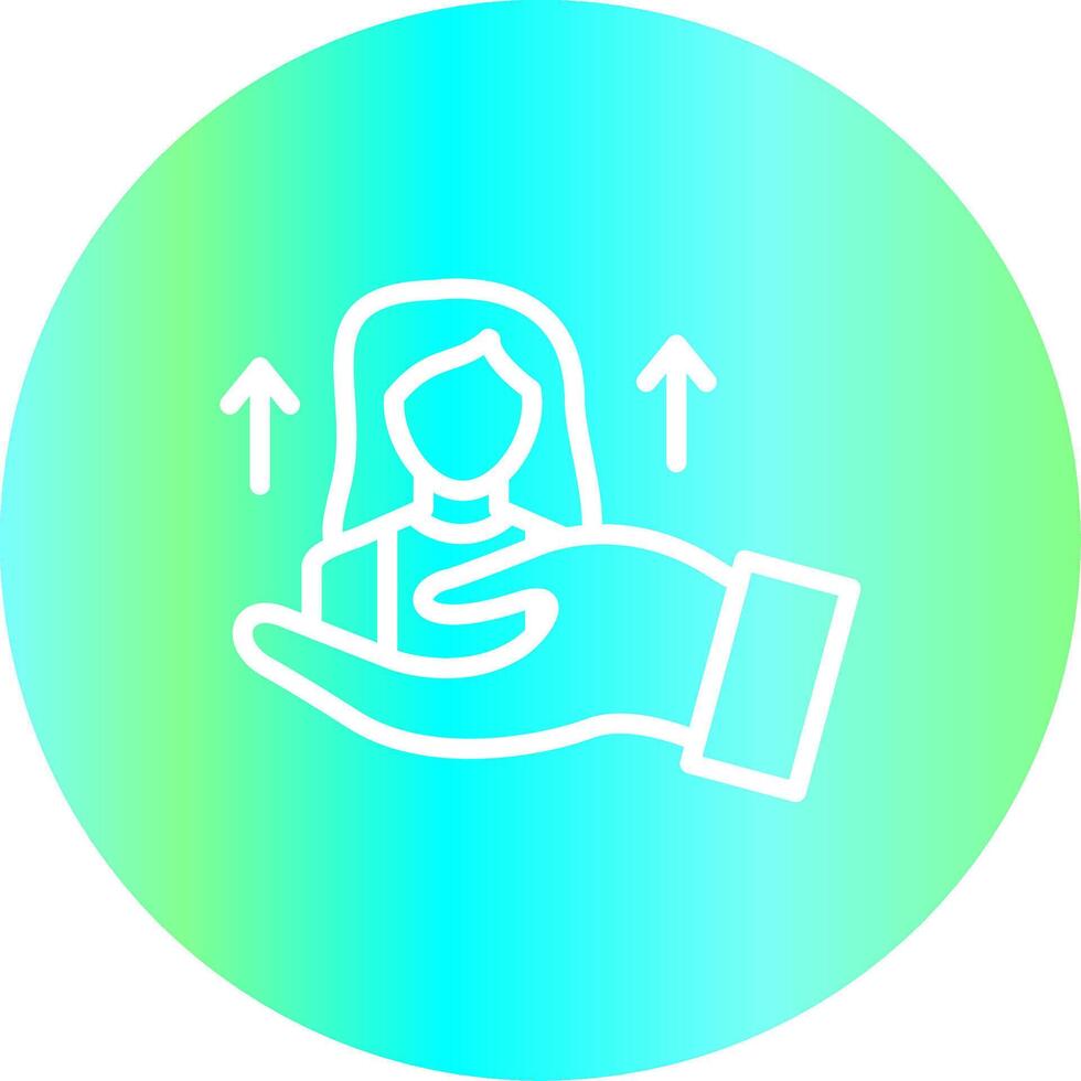 Hand Creative Icon Design vector