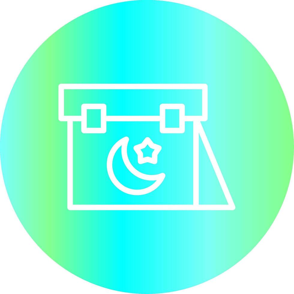 Line Gradient Circle Design vector