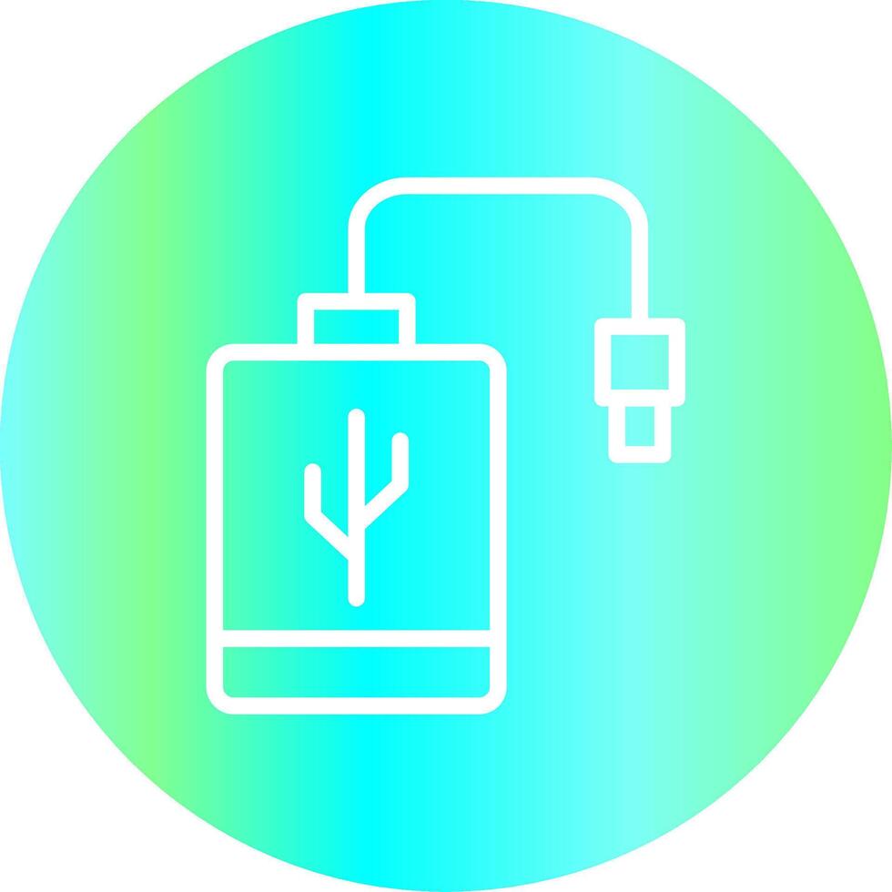 External Hard Drive Creative Icon Design vector