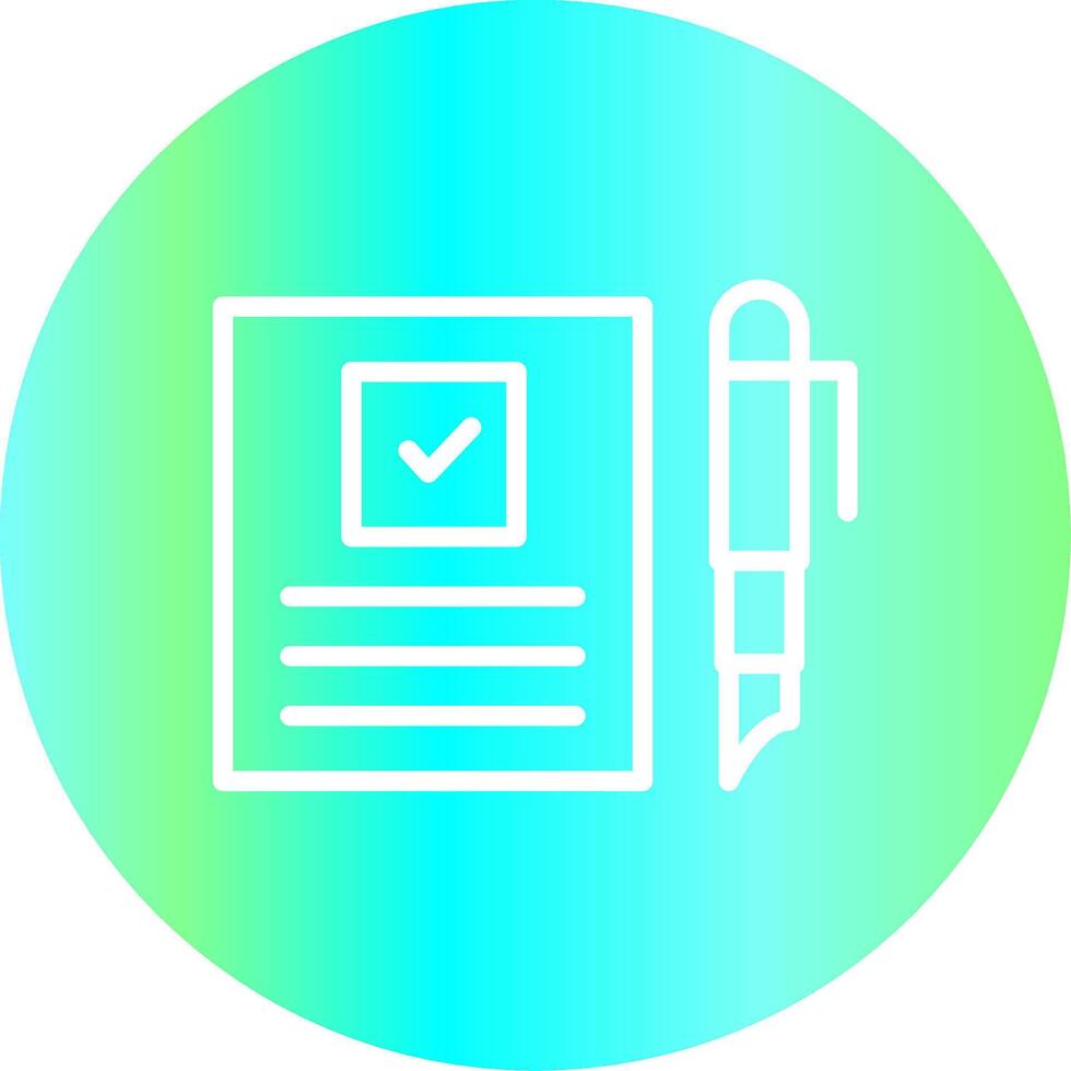 votar diseño de icono creativo vector