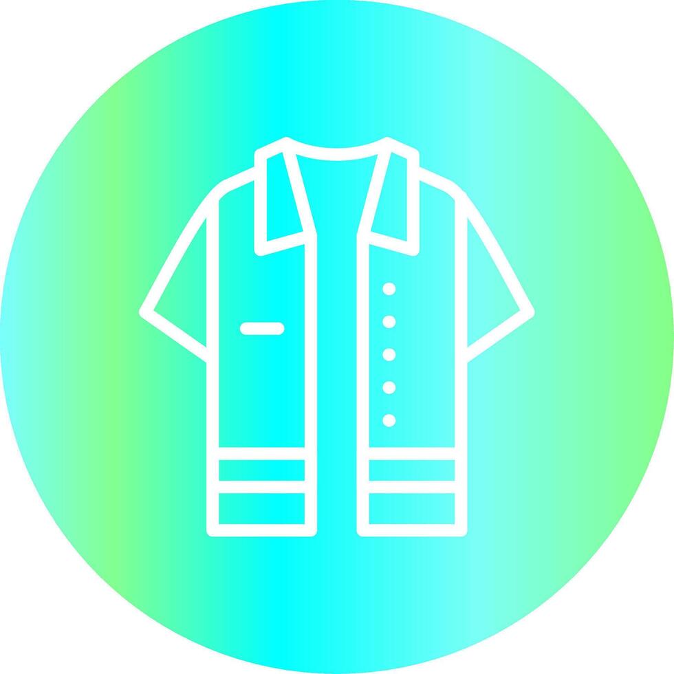 diseño de icono creativo de camisa vector