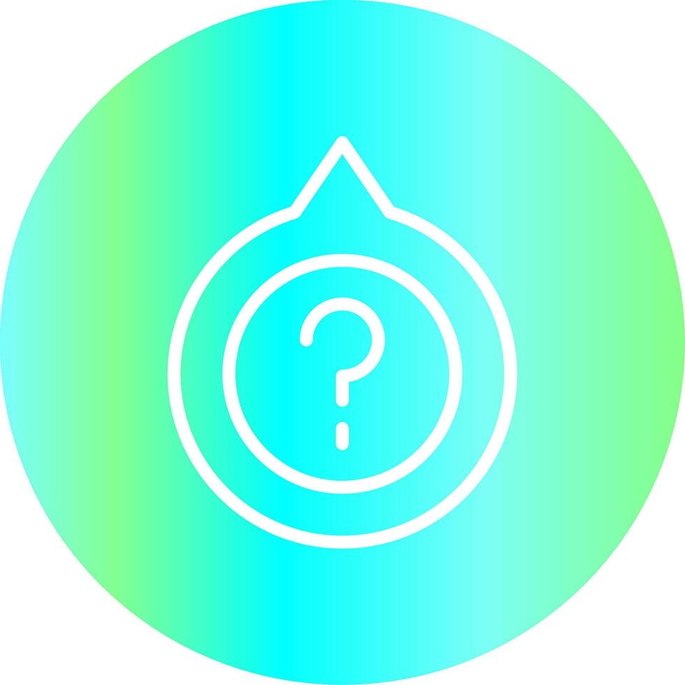 Question Creative Icon Design vector