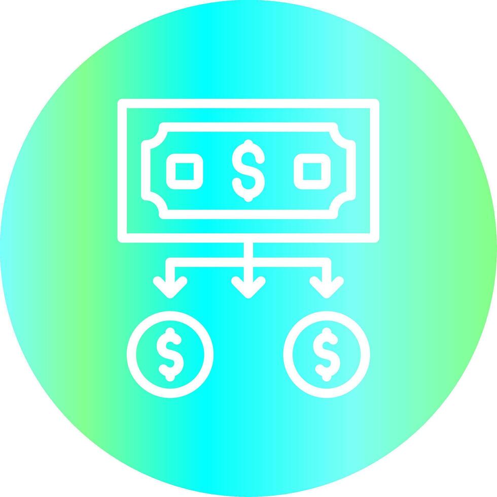 Money Creative Icon Design vector