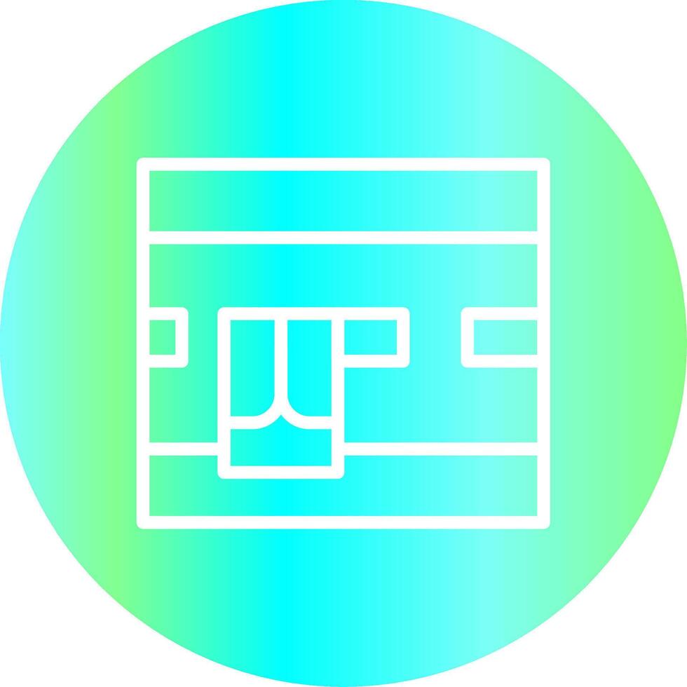 Kaaba Creative Icon Design vector