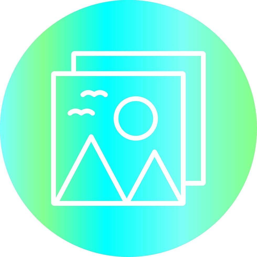 diseño de icono creativo de álbum de fotos vector