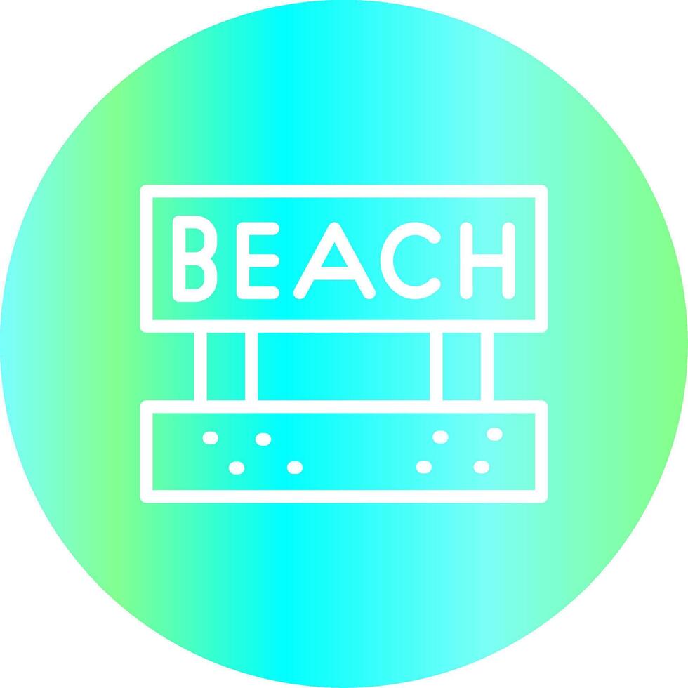 Beach Creative Icon Design vector