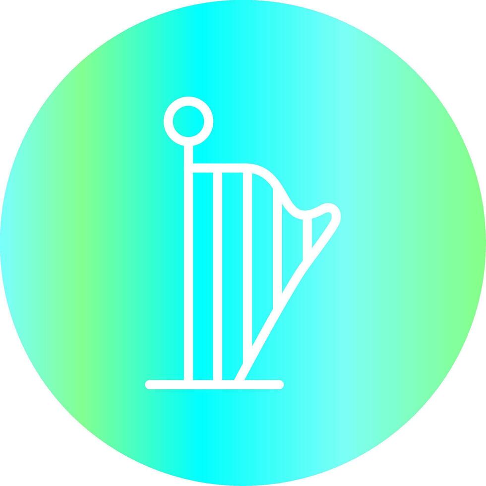 Harp Creative Icon Design vector