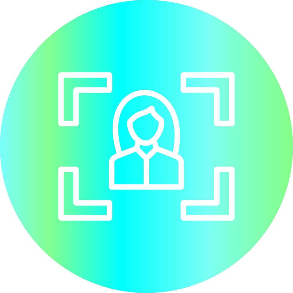 Portrait Creative Icon Design vector