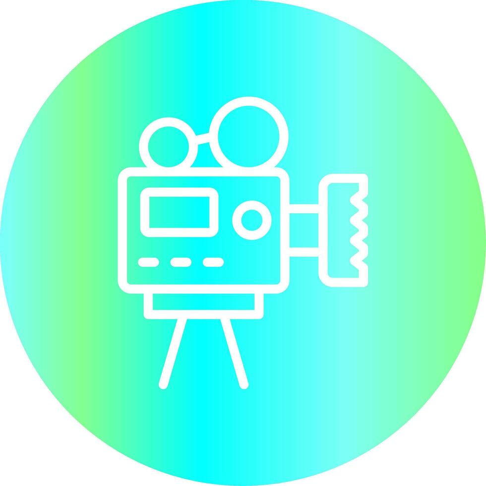 Video Camera Creative Icon Design vector