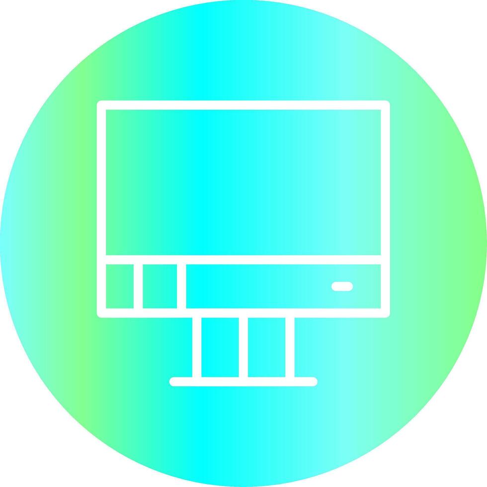 Television Creative Icon Design vector