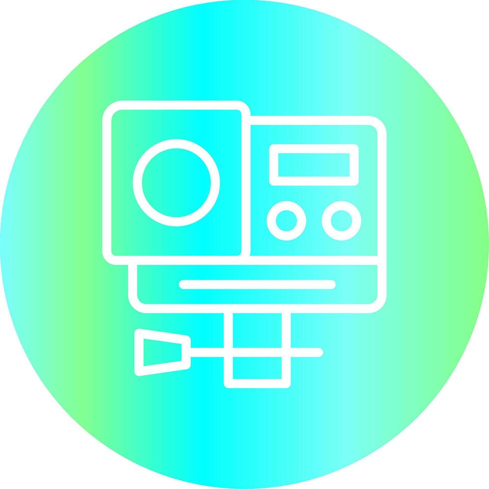 Action Camera Creative Icon Design vector