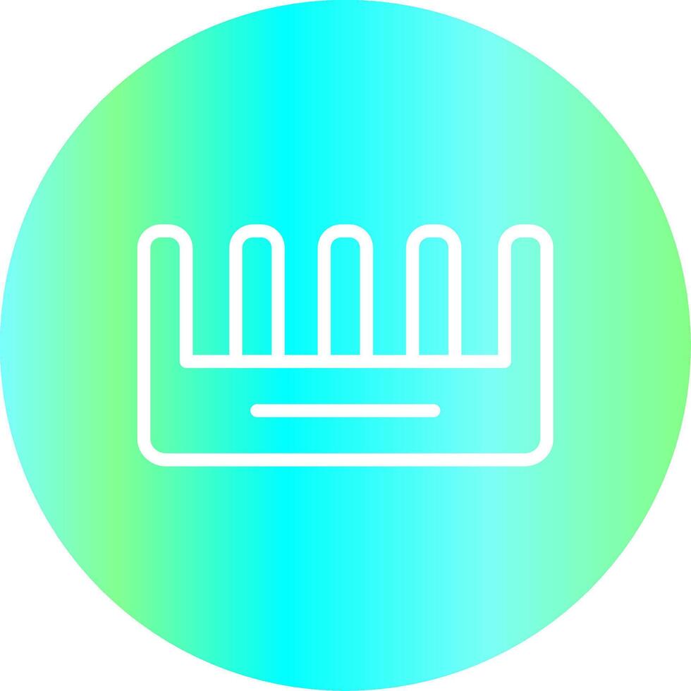 Comb Creative Icon Design vector