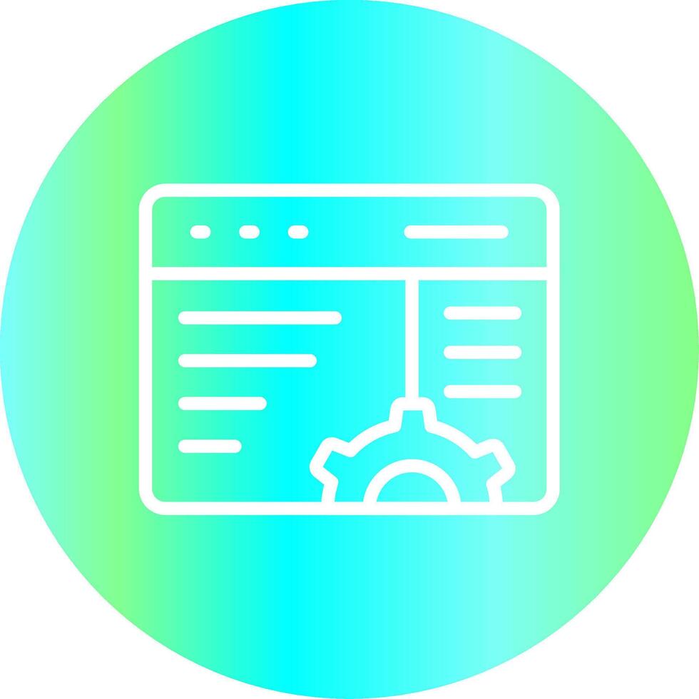 Browser Creative Icon Design vector