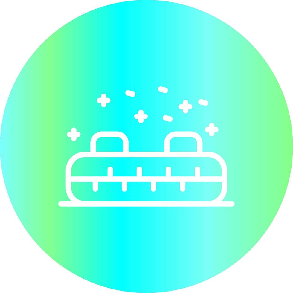 Inflatable Sled Creative Icon Design vector