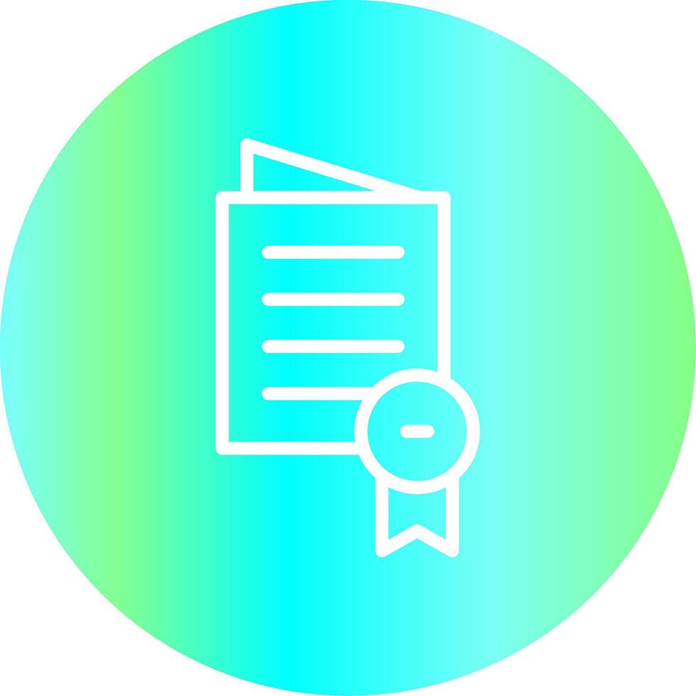Certificate Creative Icon Design vector