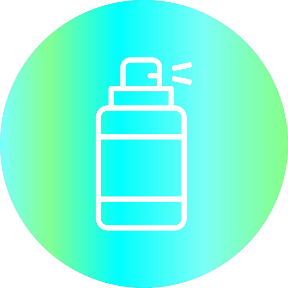 Hair Spray Creative Icon Design vector