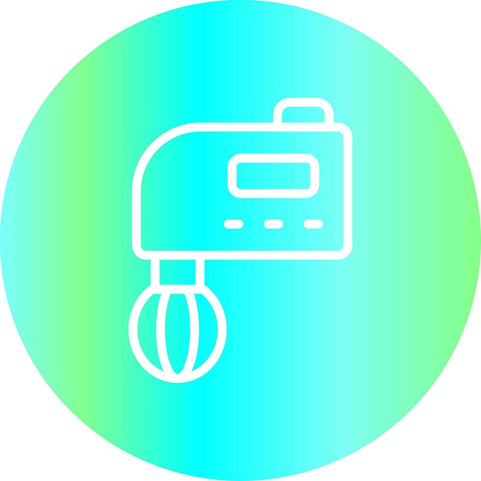 Hand Mixer Creative Icon Design vector