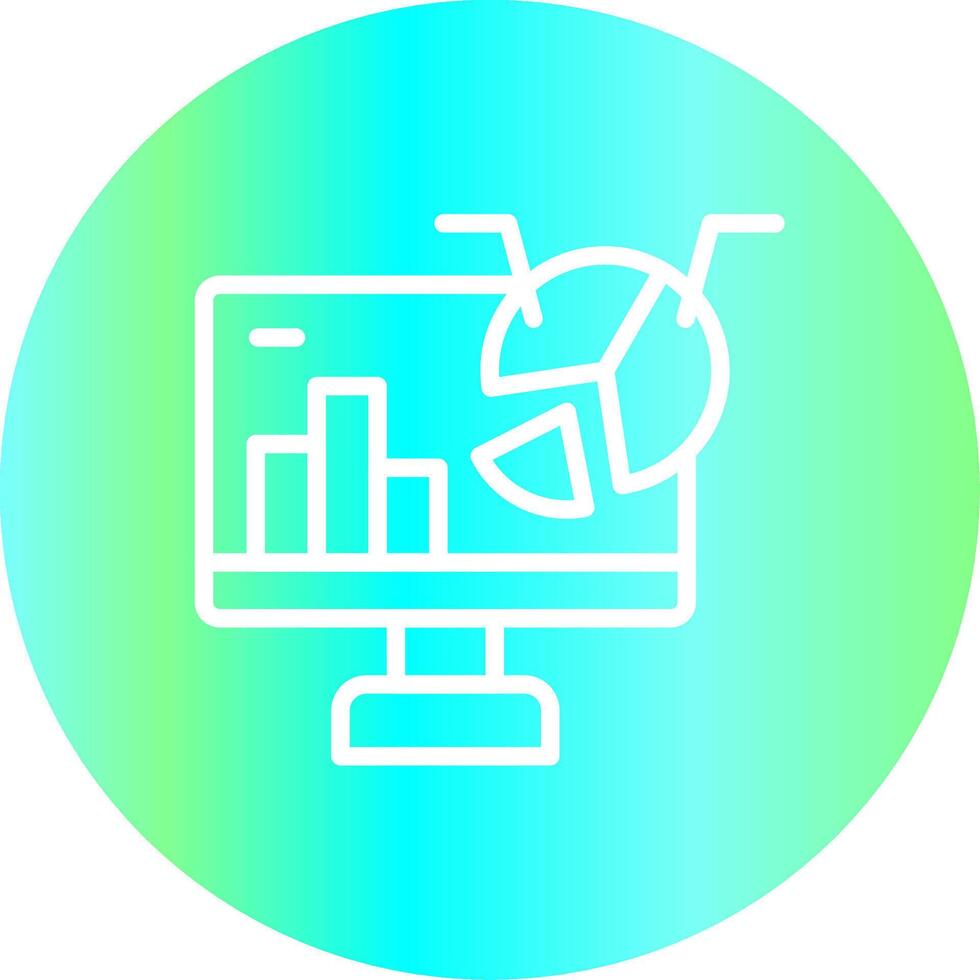 Data Analytics Creative Icon Design vector