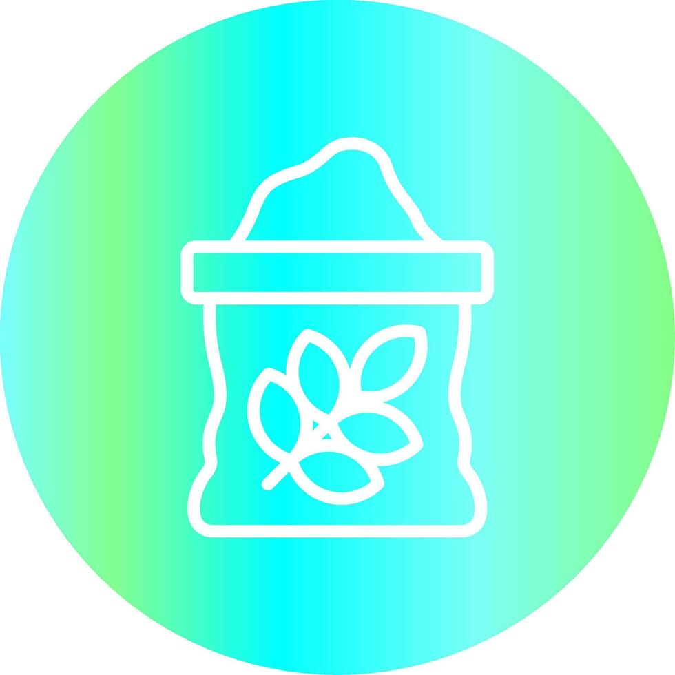 Flour Creative Icon Design vector