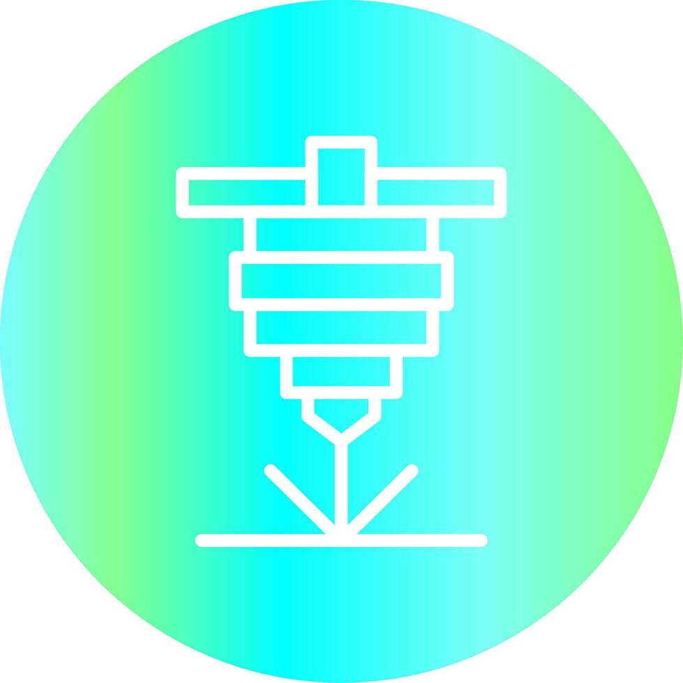 Laser Cutting Creative Icon Design vector